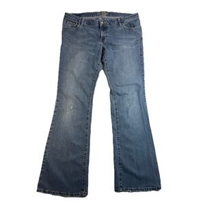 VTG American Eagle Jeans Womens 14 Long Stretch Skinny Flare Low Rise Denim Y2K